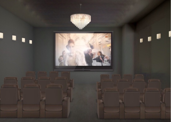 Movie Theater Design Rendering