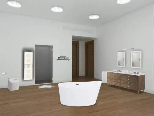 Cuarto de baño niños casa playa