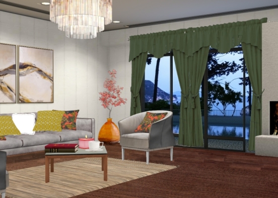 Sala de estar  Catillo  Design Rendering