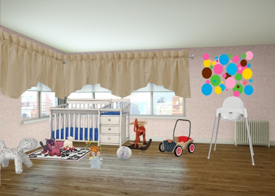 Babykamer 2 Design Rendering