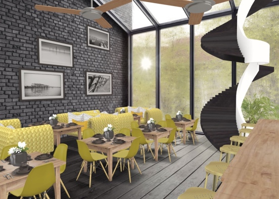 sweet and sour, restaurant and bar Design Rendering