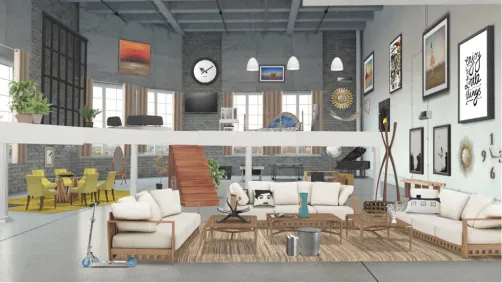 Simple Loft House