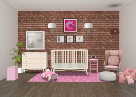 baby pink Design Rendering