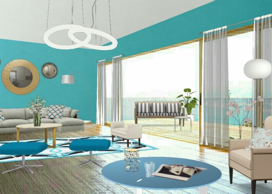 Ocean View Apartment  Design Rendering