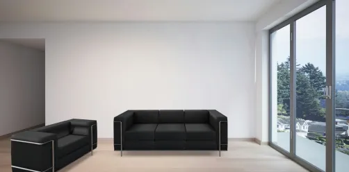 Black livingroom