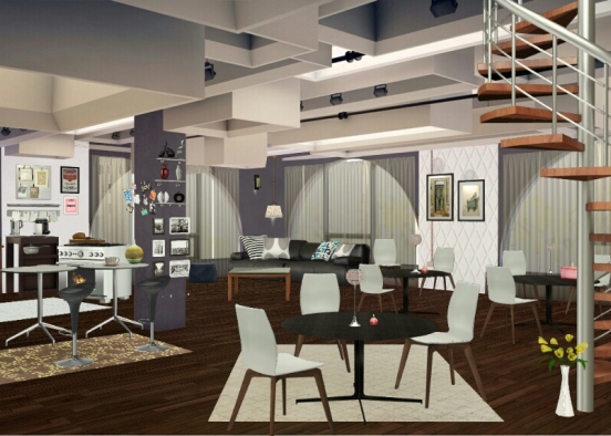 Dream cafe Design Rendering