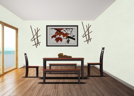 Fall diner in this room Design Rendering