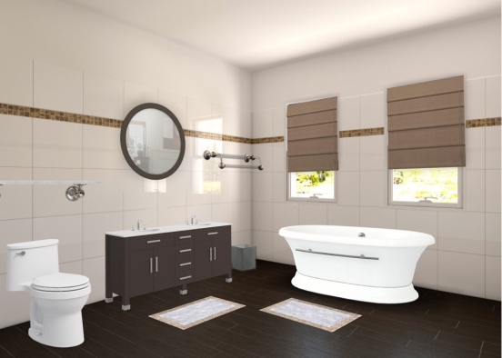 Bathroom with everything  Design Rendering