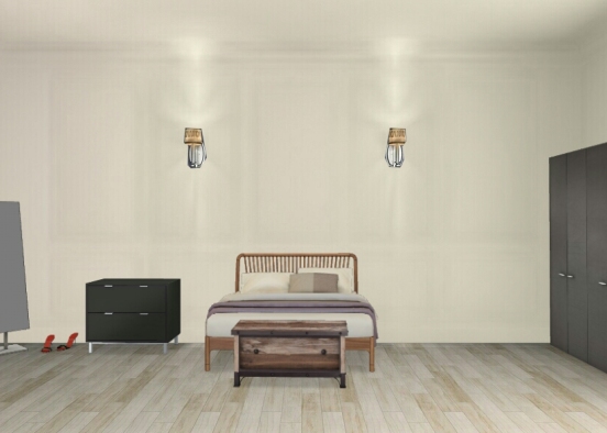 Chambre simple  Design Rendering