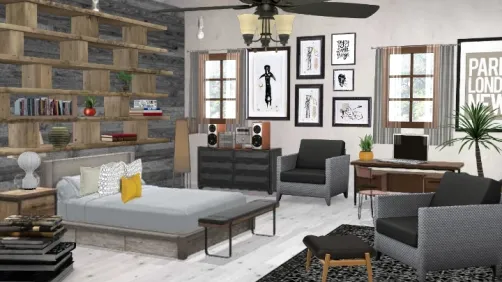RUSTIC BACHELOR PAD