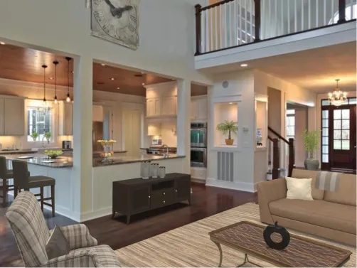 Open floor plan design