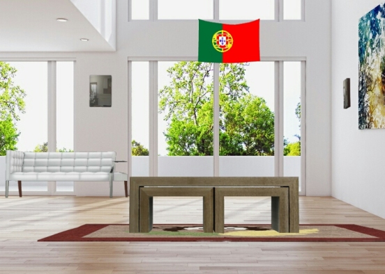 Portugal flag 2 Design Rendering