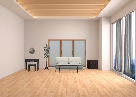 Adult bedroom Design Rendering