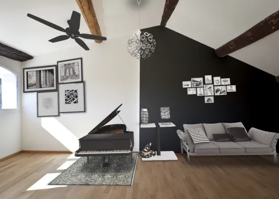 # Black and White ⚫️⚪️ Renderização de Design