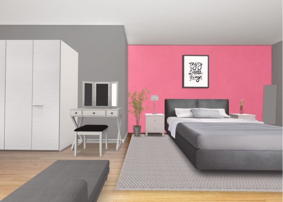 similar to my bedroom but better 😃 Design Rendering
