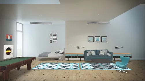 Living room bedroom