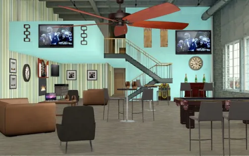 man cave/ bar