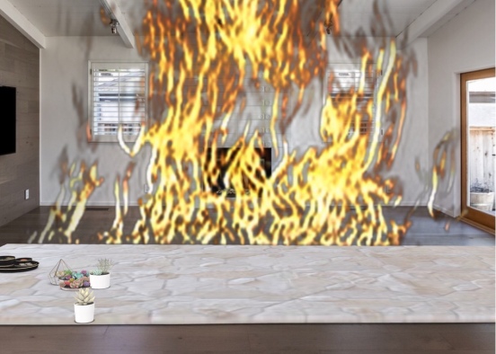 my house is on fire Design Rendering