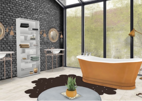 bathroom with a view Design Rendering