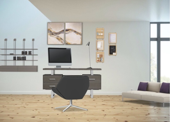 Tuscany Office Design Rendering
