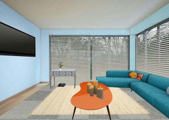 Living room house Design Rendering