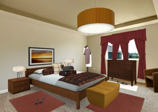 Bedroom Retreat Design Rendering