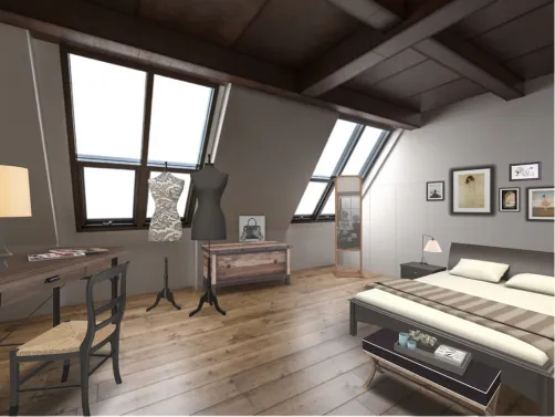 Paris fashion house - designer loft 