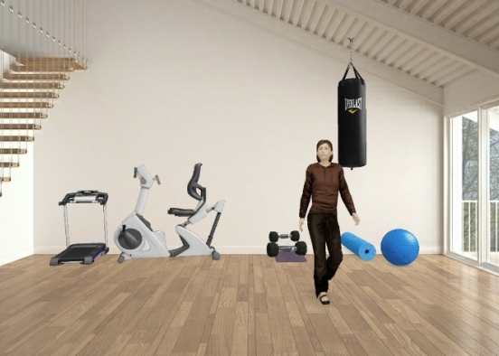The gym Design Rendering