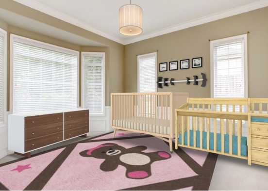 baby bed Design Rendering