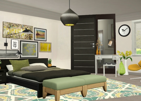 Master bedroom posibility Design Rendering