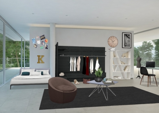 Chambre stylistes  Design Rendering