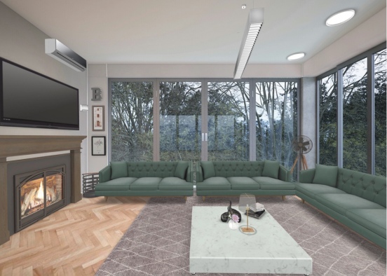 formal lounge room  Design Rendering