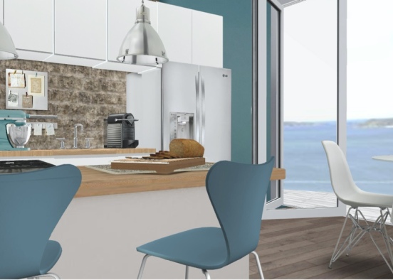 kitchen by the water Design Rendering