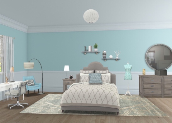 Layla's bedroom (Anderson)  Design Rendering