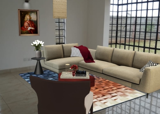 Rina villas livingroom Design Rendering