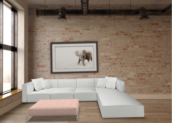 pastel lounge room Design Rendering