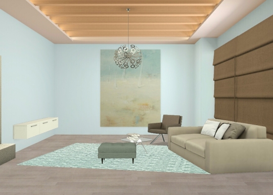 Wohnzimmer zum einziehen Design Rendering