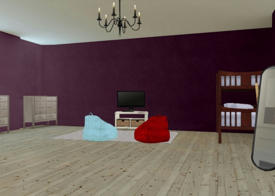 Ella's and Evelyn's room Design Rendering