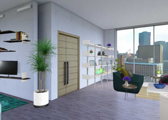 1st living room / sitting room Design Rendering