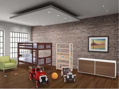 Twin Boys Bedroom for Smith Home