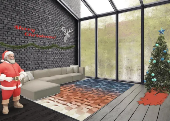 Christmas living room 🎄🎄🎄 Design Rendering