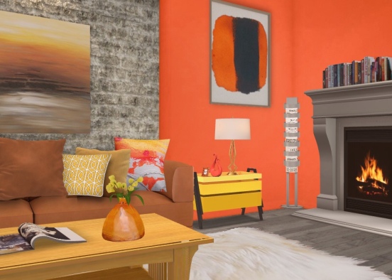 Bold Orange Design Rendering