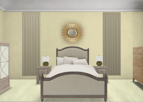 Golden room Design Rendering