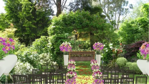 Decoração casamentos.