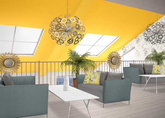In the cafe Design Rendering