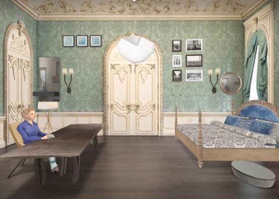 Princsess's room Design Rendering