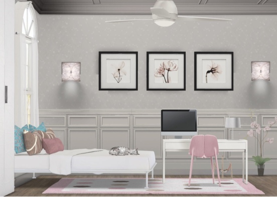 Pink and Grey 💕 Design Rendering