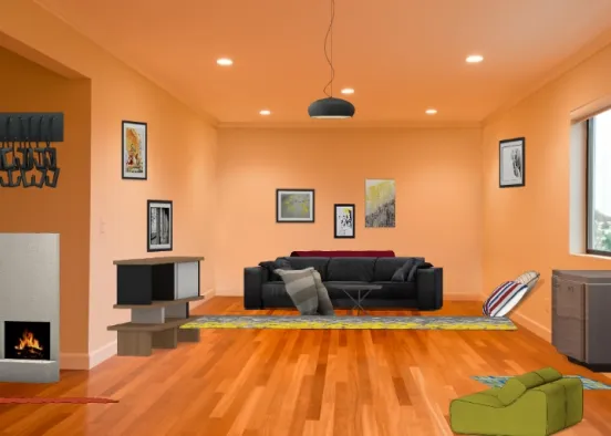 Ideal livingroom Design Rendering