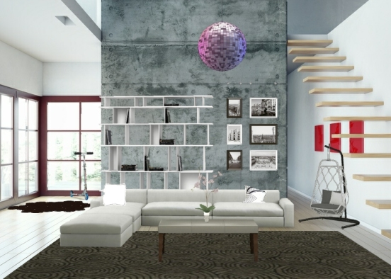 Sala de estar:3 Design Rendering