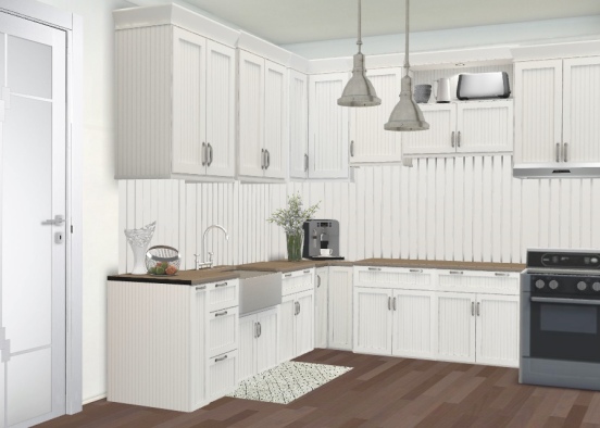 Hampton kitchen Design Rendering